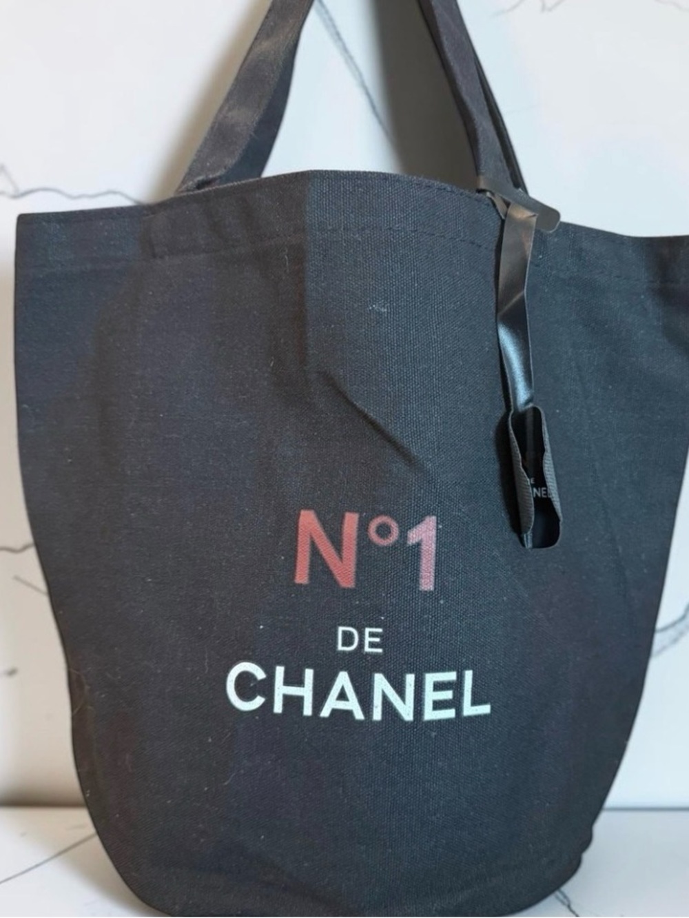 Canvas Black Tote Bag